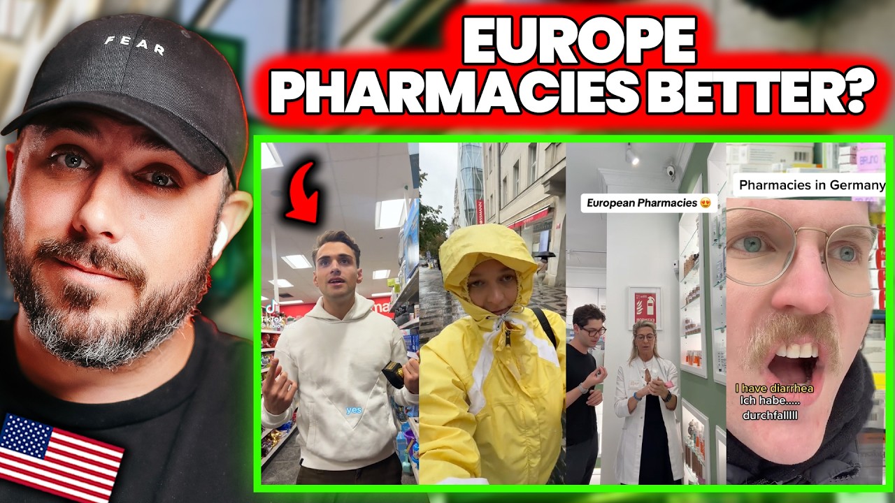 Europe Vs U.S. Pharmacies....Who Wins? 😱