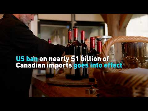 US ban on nearly $1 billion of Canadian imports goes into effect