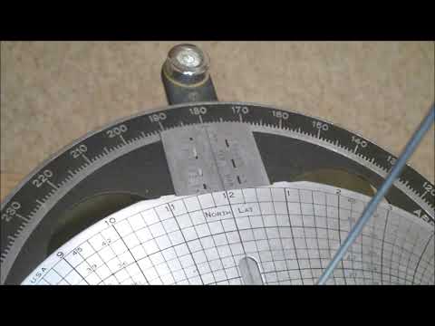 The Abrams sun compass at night