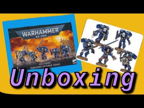 Space marine vanguard veterans unboxing #warhammer40k #warhammer #gamesworkshop #spacemarines