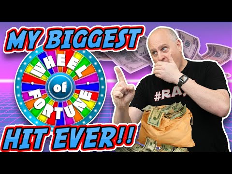 MY BIGGEST WHEEL SPIN EVER! ♦️ Massive Jackpot Playing High Limit $100 Wheel of Fortune