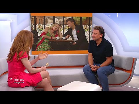 Jonas Kaufmann ✬ World star visits in the MIMA ZDF-Studio/Interview