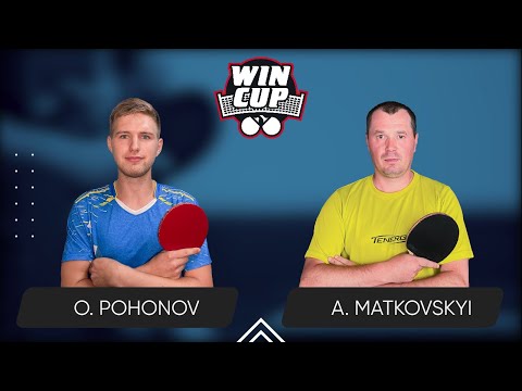 02:15 Oleksandr Pohonov - Andrii Matkovskyi West 6 WIN CUP 08.01.2024 | TABLE TENNIS WINCUP