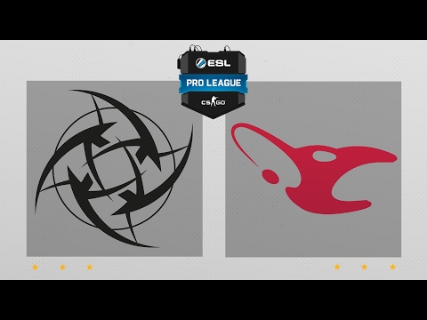 CS:GO - NiP vs. Mousesports [Dust2] Map 1 - ESL Pro League Season 5 - EU Matchday 2