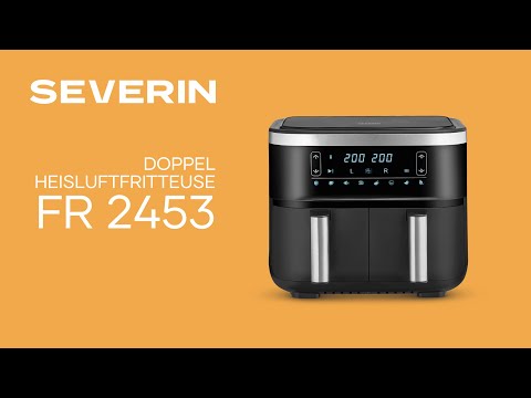 Severin Doppel-Heißluftfritteuse FR 2453
