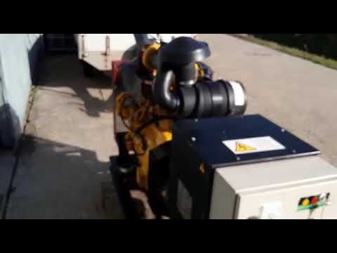 John Deere Stromaggregat 65 KVA Probelauf Notstromaggregat Diesel Generator
