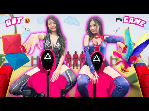 These SPIDER-GIRL wanna victory with HOT GAME ♥️(Romantic Adventures of Spider Man Parkour Chase)