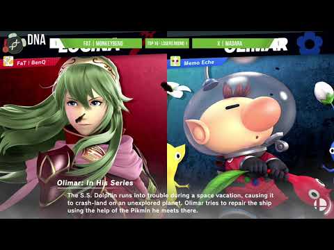 DNA.exe S7E1 - FAT MonkeyBenQ (Lucina) Vs. X Madara (Olimar) - Top 16 - Losers Round 1