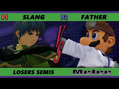 S@X 437 Losers Semis - slang (Marth) Vs. Father (Dr. Mario) Smash Melee - SSBM