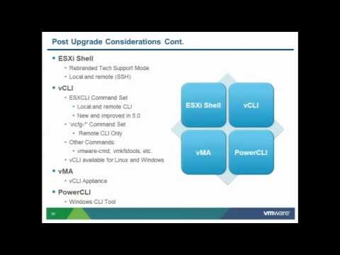 Upgrading to VMware ESXi 5 (VSP3305)