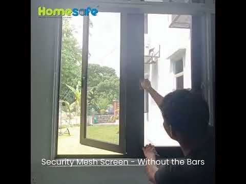 Tingkap Keselamatan Casement Dua Panel oleh HOMESAFE