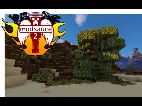 Minecraft Lets Play ModSauce 2   #3   Wood Overflow