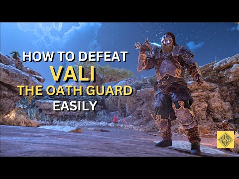 How to Defeat VALI THE OATH GUARD EASILY At VANAHEIM - THE CRATER | God of War Ragnarok