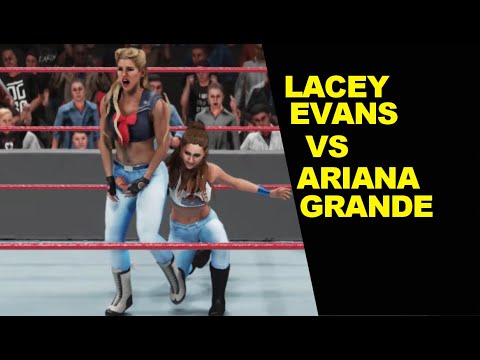 WWE 2K19 Lacey Evans vs Ariana Grande - Extreme Knockout