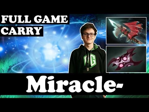 MIRACLE-  IO HARD CARRY WITH MORDIGGIAN AND HURRICANE PIKE - FULL GAME - Dota 2