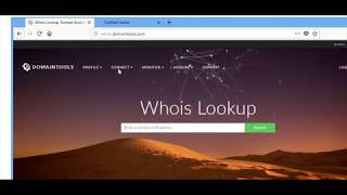 Information Gathering using Whois