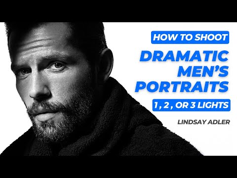 Shoot Epic Men's Portraits with Just 1, 2, or 3 Lights with Lindsay Adler
