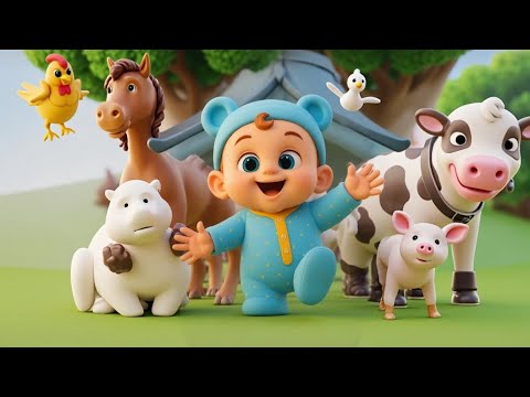 Where’s the Cow? Learn Animal Sounds | Lala Loops Cartoon Nursery Rhymes & Kids Songs