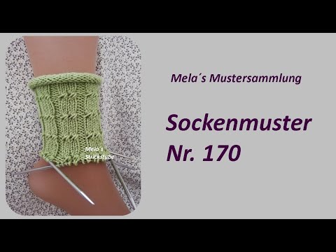 Sock pattern no. 170 - Knitting pattern in the round / Socks knitting pattern