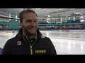 Thomas Krol voor het eerst op het ijs als wereldkampioen: "Heb weinig geslapen"