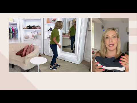 Clarks Cloudsteppers Slip-On Knit Sneaker - Circuit Path on QVC