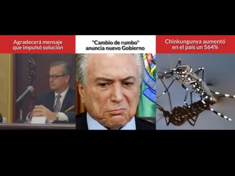 Resumen vespertino de noticias, viernes 13 de mayo del 2016