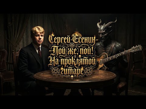 Сергей Есенин «Пой же, пой. На проклятой гитаре» (Мрачная рок-баллада | AI video) by Fluxlisimo