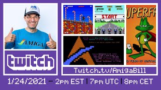 11/24/2021 Pt. 1 of 2 Dialing in to an Amiga BBS, Lemon/EAB Super League, Classic Amiga Games & More