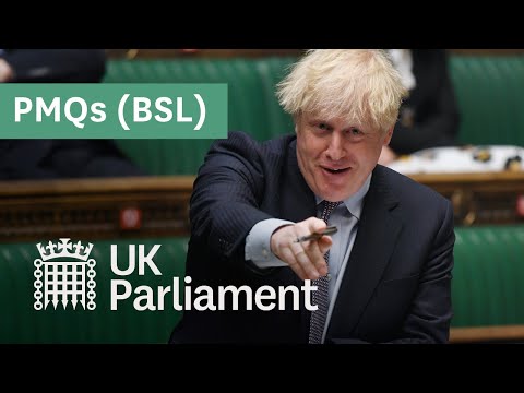 Prime Minister's Questions with British Sign Language (BSL) - 16 June 2021