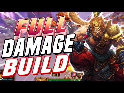 Smite: Full Damage Sun WuKong Jungle Build - HITTING THESE CLEAN PICKS!