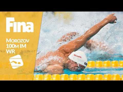 Sensational performance of Morozov in 100m Individual Medley - New World Record! #1 Paris