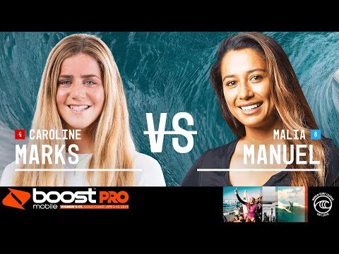 Caroline Marks vs. Malia Manuel - Semifinals, Heat 1 - Boost Mobile Pro Gold Coast 2019