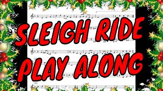 ♫♬ Christmas Classics - Sleigh Ride [Accompaniment + Scores] Play Along