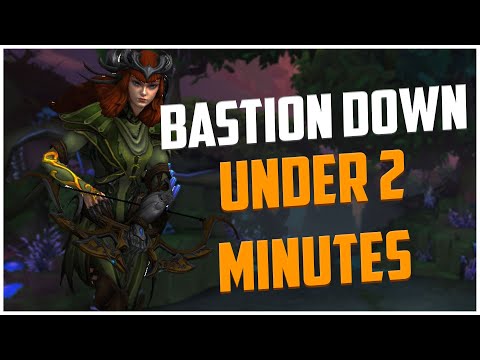 BASTION DOWN UNDER 2 MINUTES! ARTEMIS RANKED SMITE S10