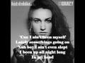 Kat Dahlia - Crazy lyrics 