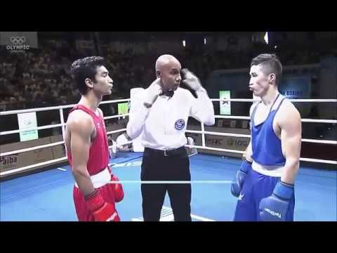 Asian Boxing Championship 2017 Men's Light(60kg) Final Bout IND SHIVA Thapa vs UZB ELNUR Abduraimov