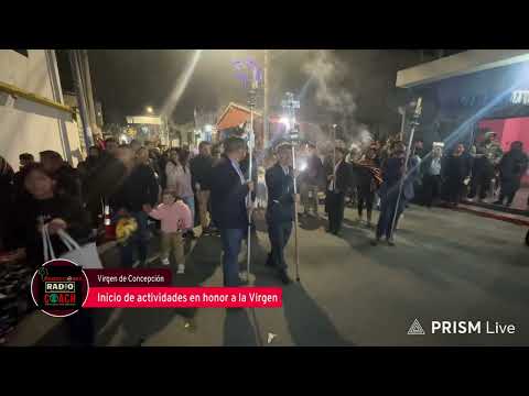 Antesala festividades de la  Virgen de Concepcion en San Bartolomé Milpas Altas