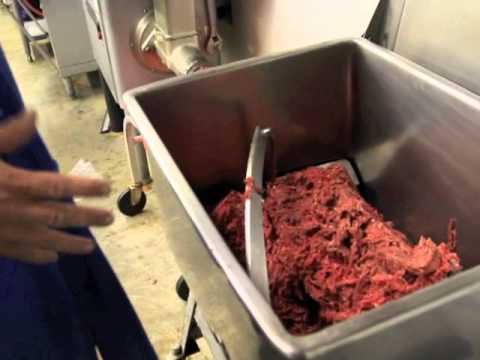Jackson Hole Buffalo Meat Sausage Making