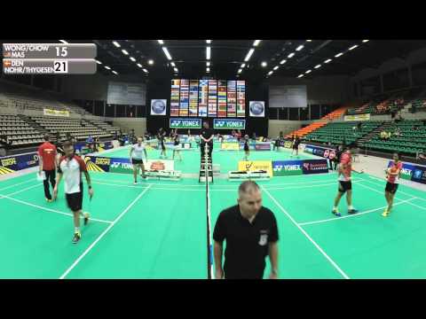 Wong / Chow vs Nohr / Thygesen (XD, Round 32) - 2015 Belgian International