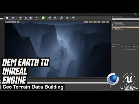 Building Geo Accurate Terrains - Cinema 4D Dem Earth to Unreal Engine
