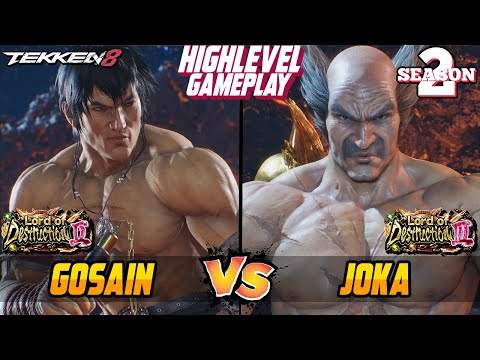 T8 – JOKA (Heihachi) vs GOSAIN (MARSHALL LAW) – Tekken 8 High Level Gameplay