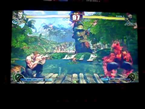 STREET FIGHTER 4 - FAMILY ARCADE CASUAL MATCHES ON 11-08-08 - JR RODRIGUEZ ( AKUMA ) VS GUILE