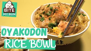 Oyakodon Chicken & Rice bowl recipe + the secret to the best fluffy rice!