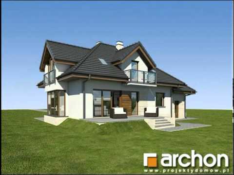 Dom w werbenach (N), Projekty domów ARCHON+, www.archon.pl