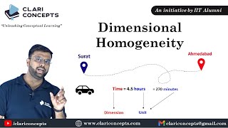 Dimensional Homogeneity (Hindi)