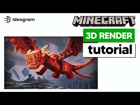 Dazzle with 3D Minecraft Render in Seconds! Ideogram AI Tutorial