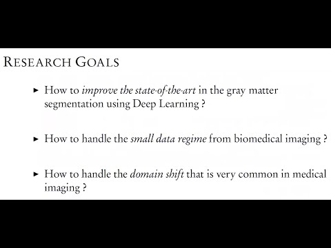 Christian Perone - Deep learning methods for MRI spinal cord gray matter segmentation