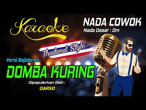 Karaoke DOMBA KURING  - Darso ( Nada Pria )