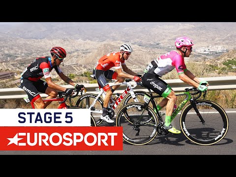 Clarke Prevails in Sprint, Molard Takes Leader's Jersey | Vuelta a España 2018 | Stage 5 Highlights