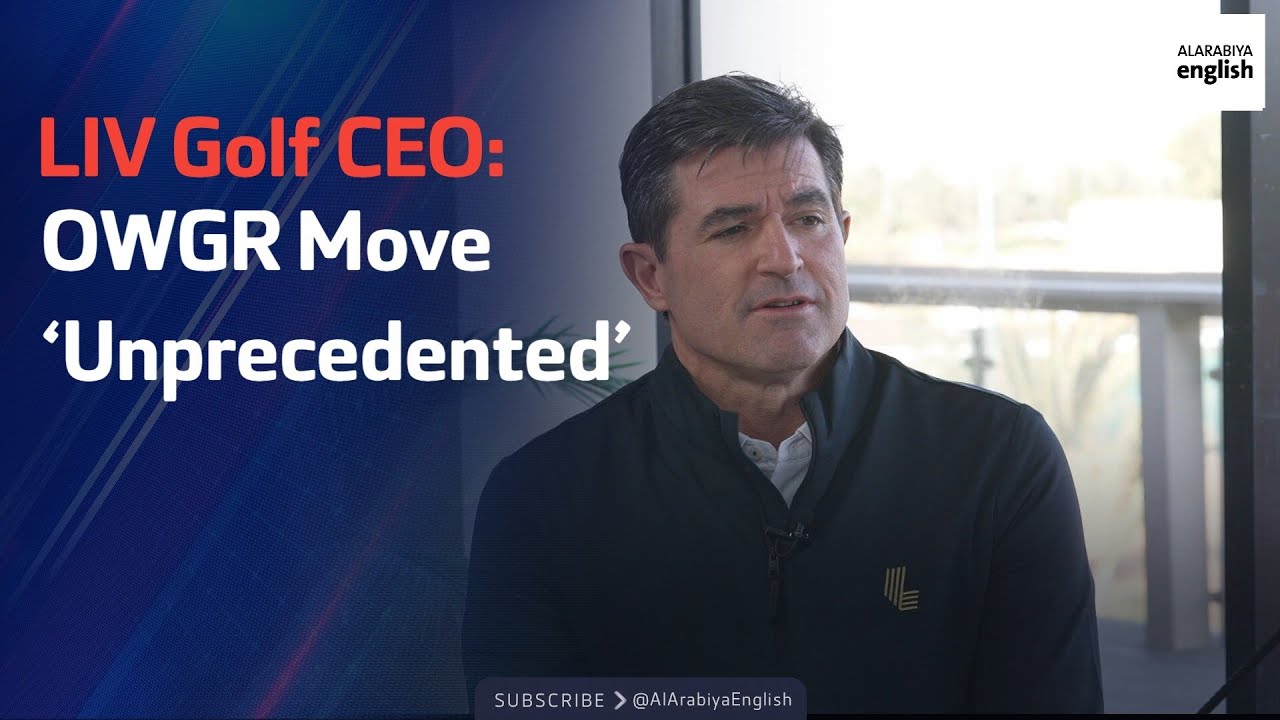 LIV Golf CEO Says OWGR Move &lsquo;Didn&rsquo;t Feel Great&rsquo; But Welcomes Ranking Points - YouTube